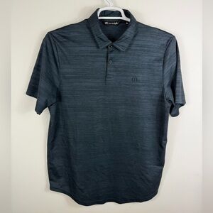 Travis Mathew Dark Gray Polo Shirt Large